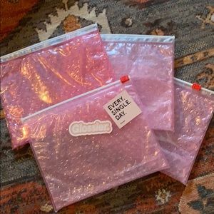 Glossier Pink Pouches